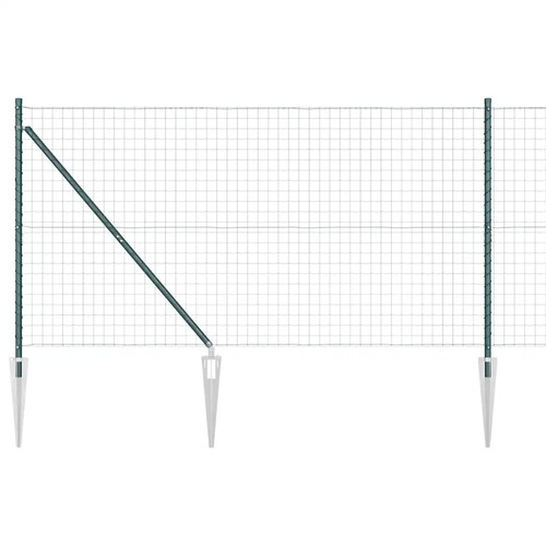 Euro fence with concrete base - euro,