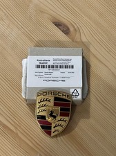 9P1853601  Porsche Bonnet Badge Emblem New