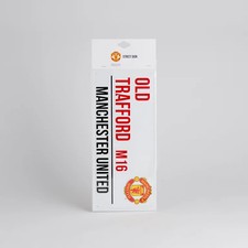 Manchester United FC Street Sign Official Licensed Football Club Metal Light