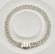 New Genuine Pandora Timeless Pavé Cuban Chain Bracelet 593008C01 Various Sizes