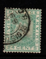 BRITISH GUIANA SG132 1876 24c