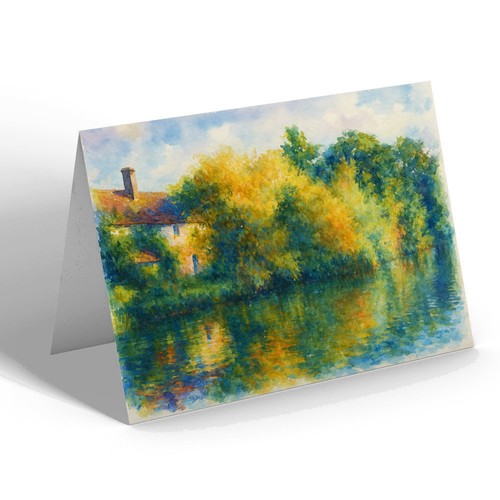 Greeting card the mill house - card,