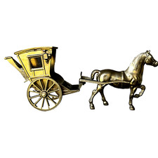 Vintage Solid BRASS Horse