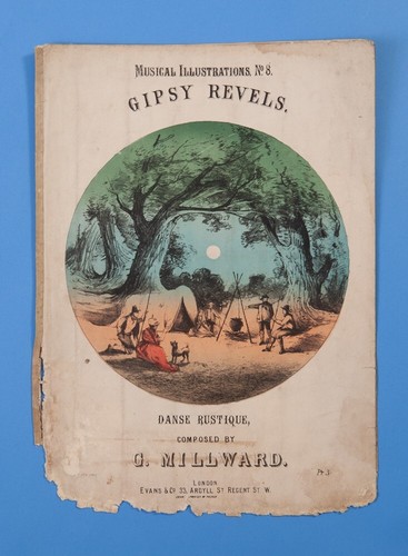 Antique victorian sheet music - antique,