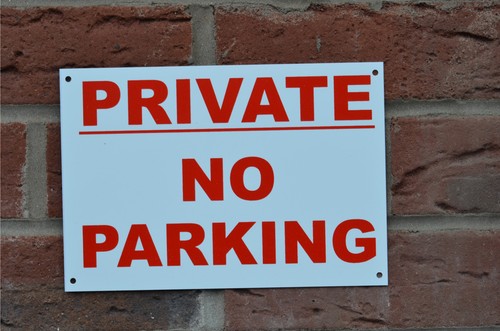 Private parking plastic - parking,