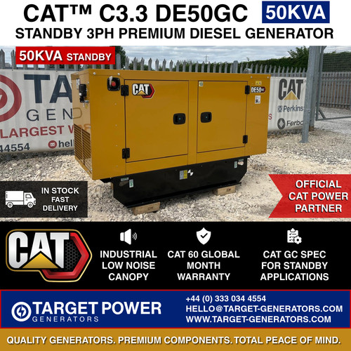 Kva cat de50gc c3 3 - kva,