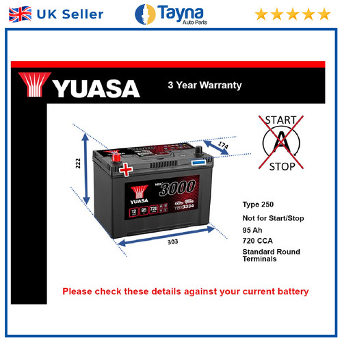 Battery fits vauxhall brava - fits,