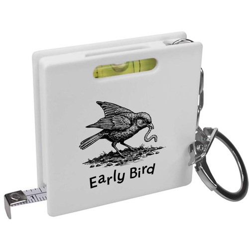 Early bird with - worm', keyring