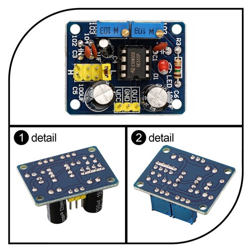 Adjustable ne555 pulse - adjustable,
