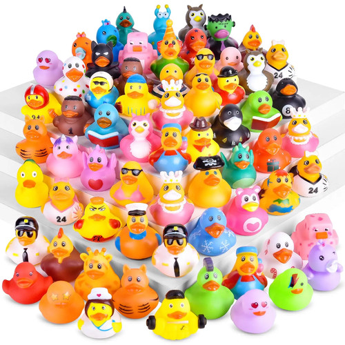 40pcs rubber ducks bulk - rubber,