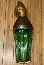 Antique Cocktail Shaker Green