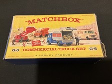 Matchbox Lesney G-6 Commercial Truck Gift Set Rarer late issue Box