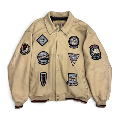 Vintage avirex leather - leather, jacket