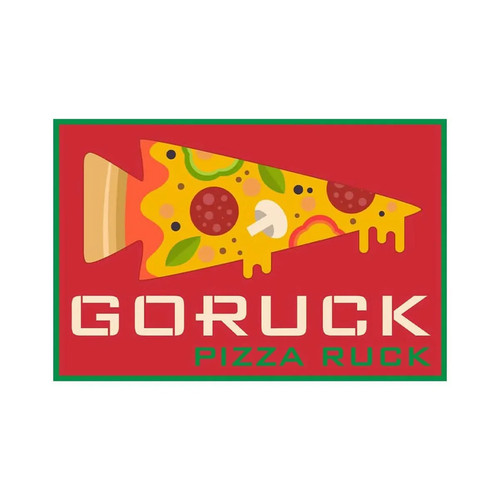 Goruck morale patch pizza ruck - morale,