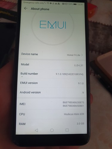 Honor lite - 9,