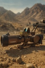 LPVO 1.2-6X24 British Army Rifle scope style +  RMR Red dot sight