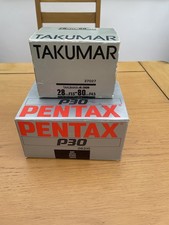 PENTAX P30 SLR CAMERA + TAKUMAR 28MM - 80MM ZOOM LENS £25