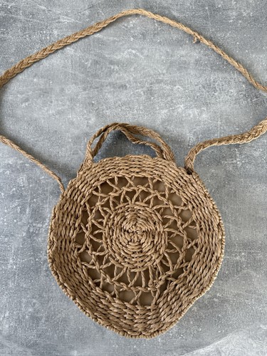 Wicker summer handbag vgc - wicker,