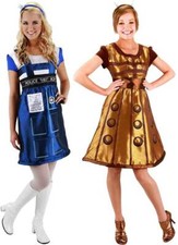 Doctor Who Tardis & Gold Dalek