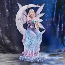 Selene Fairy & Owl Figurine - Nemesis Now / Fairy Ornaments / Moon Fairy / Owls