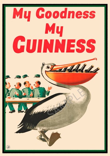 Vintage poster guinness - poster,