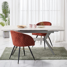 Pack of 2 Velvet Dining Chairs