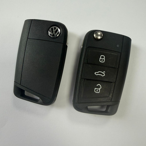 Volkswagen flip key - fob, 3