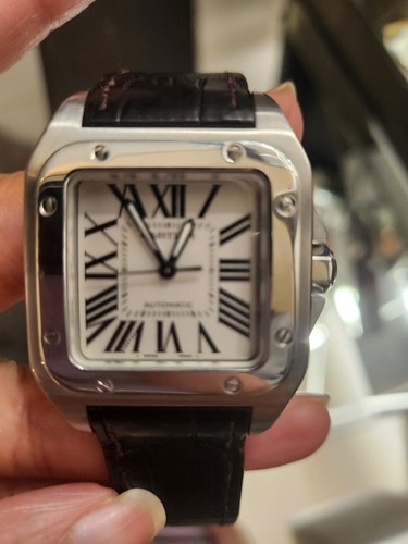 Cartier santos white men - white, men's