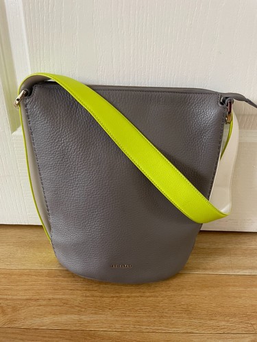 Ted baker grey leather bucket - ted,