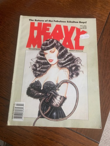 Heavy metal magazine july 1991 - heavy,