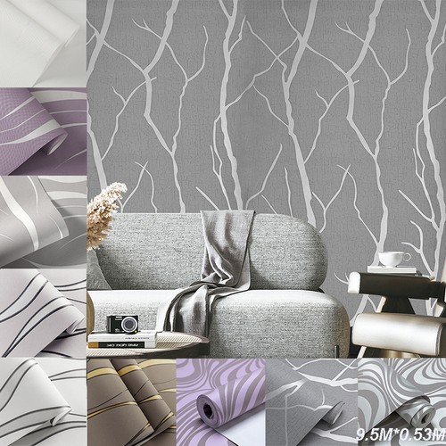 Silver grey wallpaper wave - silver,