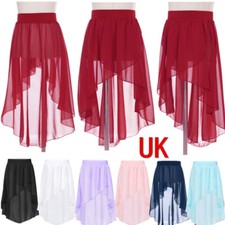 UK Girls Kid Chiffon High Low