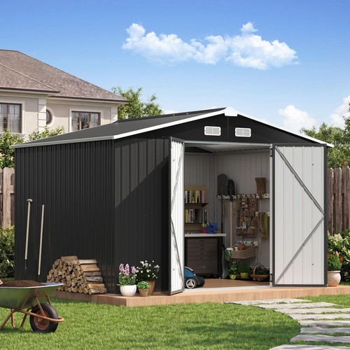 Aoxun 10x8ft metal garden - metal,