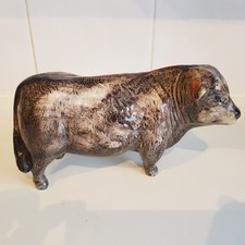 Ceramic butchers bull cow