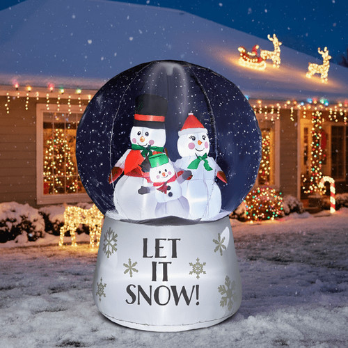 Inflatable snow globe - ft,