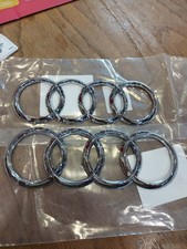 Audi Chrome Badge Rings Set