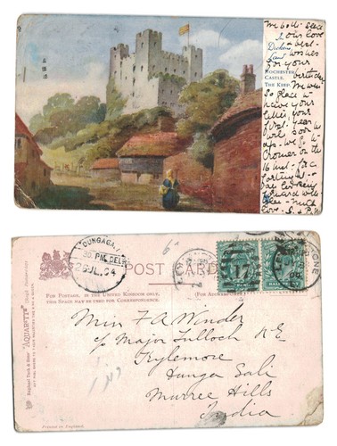 Postcard rochester castle - postcard,