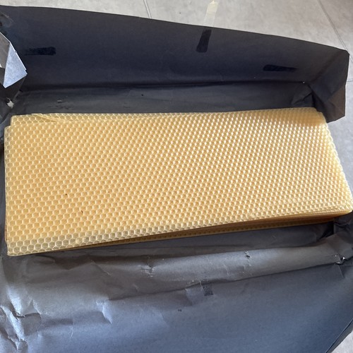 Beeswax foundation sheets - beeswax,