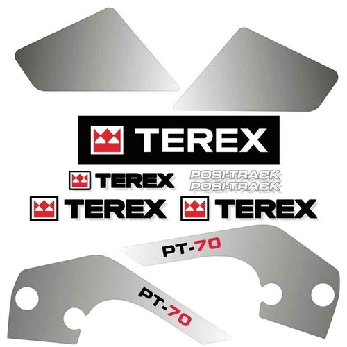 Terex pt70 decals sticker - decals,