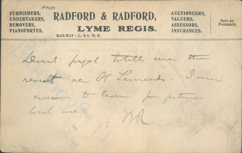 Radford of lyme - &,