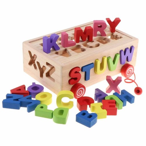 Wooden shape sorter - wooden,