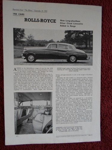 Rolls royce silver - rolls, cloud