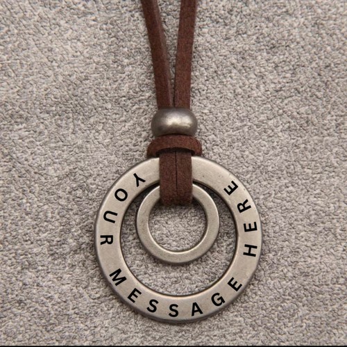 Personalised retro double - retro, ring