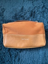 Matt & Nat Exclusively Designed for Westjet Travel Pouch/Bag In Brown New, 2 Qty