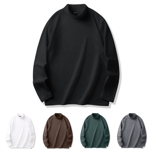 Casual men half turtleneck - casual,