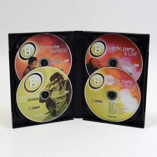 Zumba disc dvd box - 4, set