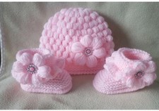Hand knitted Romany Bling baby