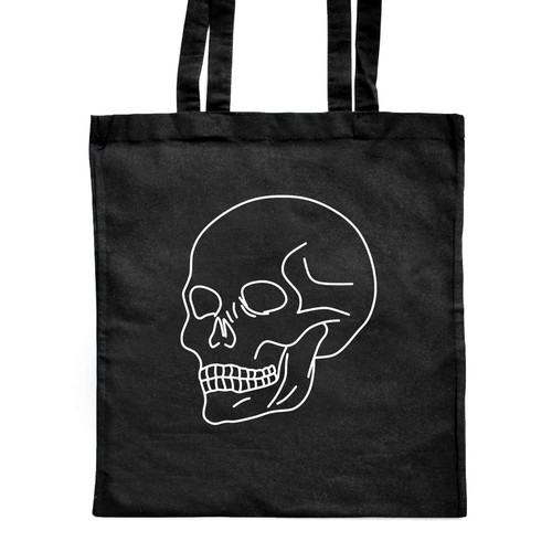 Simple skull line shopping - skull, line'