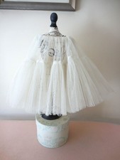 Ivory/Cream Stiff Tulle Half