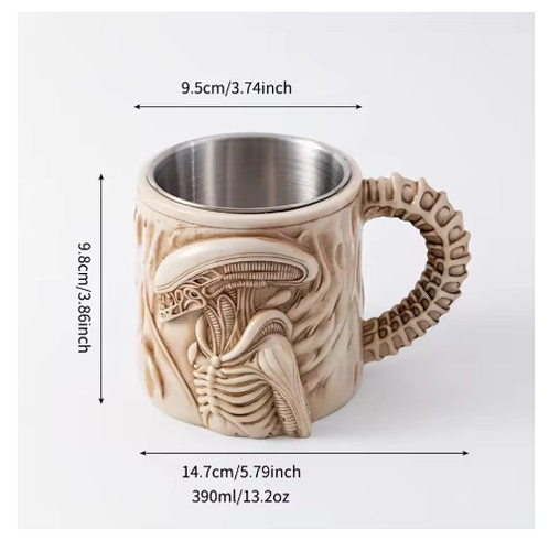 1pc new xenomorph mug - 1pc,